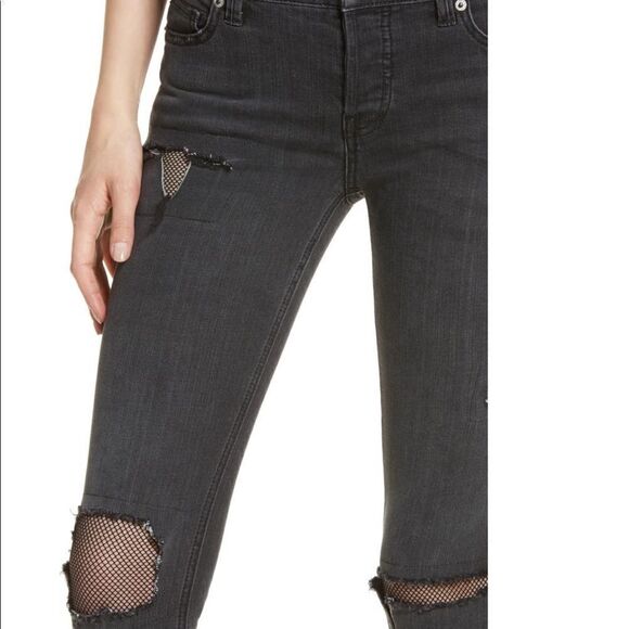 FREE PEOPLE Cropped Skinny Jeans 🖤 - Picture 4 of 8